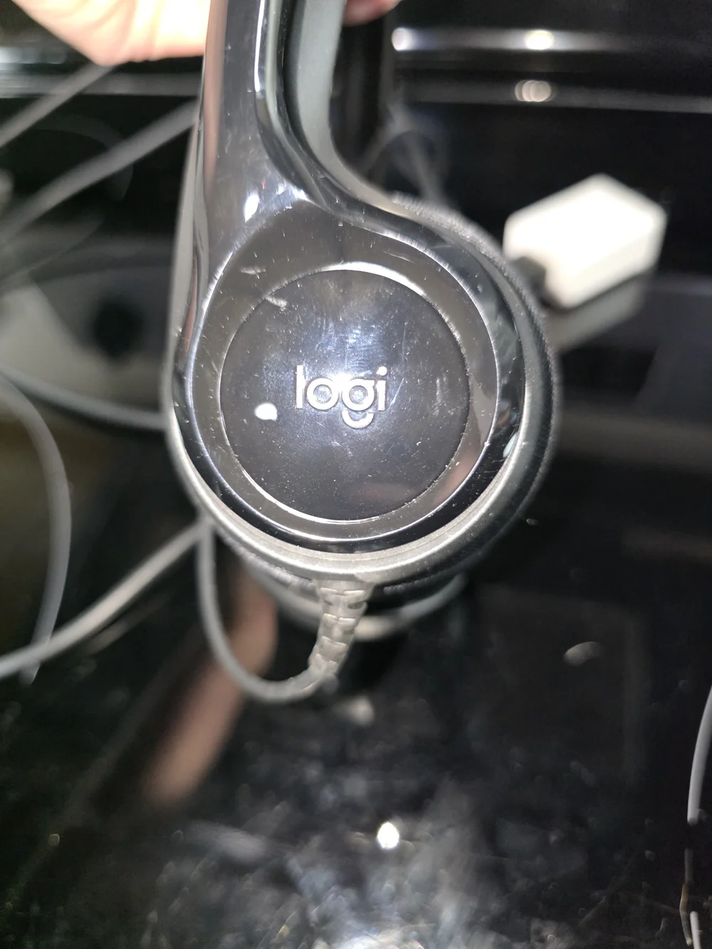 Wired Black On-Ear Headset with Inline Controls